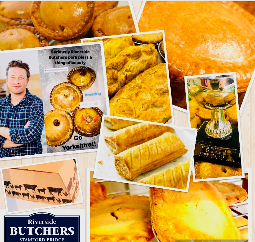 Hamper for the Man in your life  "Award-Winning Butcher's Pie Box"